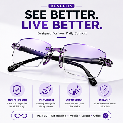 Daily Use Reading Glasses - Buy 1 Get 1 Free